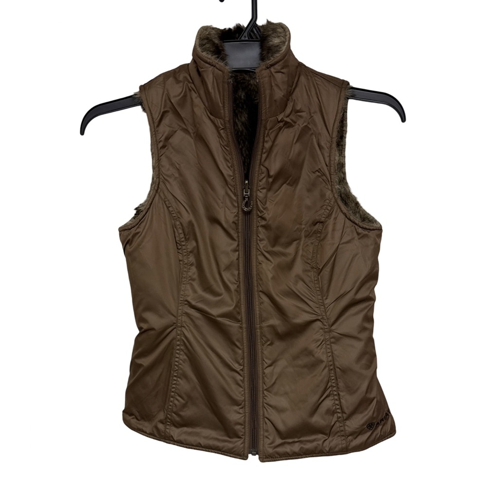 ARIAT Reversible Faux Fur Vest Women's XS